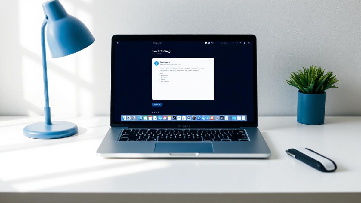 Laptop showing an email draft being prepared automatically